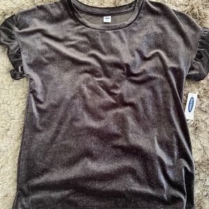 🌟Old Navy Shiny Velvet top 🌟